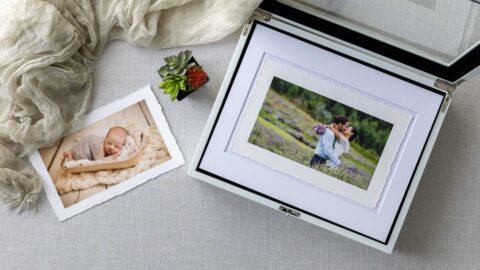 Open Box With Print